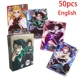 thumbnail image 2 of Tarjetas de colección de personajes de One Piece, tarjetas de Demon Slayer, versión en inglés, SSR, Ultra raras, Tanjirou, Kamado, Nezuko, 50 piezas, 2 of 4
