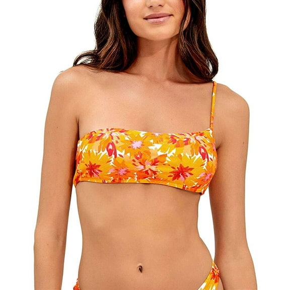 ViX womens  Lowana Mustard Ana Bandeau Top, 4/MEDIUM