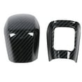 thumbnail image 2 of Embellecedor De La Cabeza De La Palanca De Cambios, Cubierta De La Perilla De Cambio ABS Estilo De Fibra De Carbono Decorativo Para Evitar Arañazos Para Yaris Cross XP210 2023 A, 2 of 7