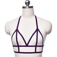 thumbnail image 2 of Brassiere Material Premium Cupsess Lencería Firfieza Apasionada Misterioso Dulce Regalo Romántico Atmósfera Moda Cupless Bras Oscuro Púrpura Speravity XX000635-06, 2 of 6