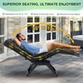 thumbnail image 5 of ZENPETIO 29in XL Oversized Zero Gravity Chair W/ Removable Cushion&Headrest Lounge Reclining Camping Patio Chair Recliner for Indoor Outdoor w/Upgraded Lock and Footrest, 5 of 5