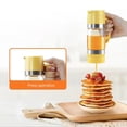 thumbnail image 4 of ZZHZGZ Canada Clearance Sale Dispenser No with Base Glass Dispenser Pressure Design For Quantitative Extraction Syrup and Jam Container with Handle, 4 of 6