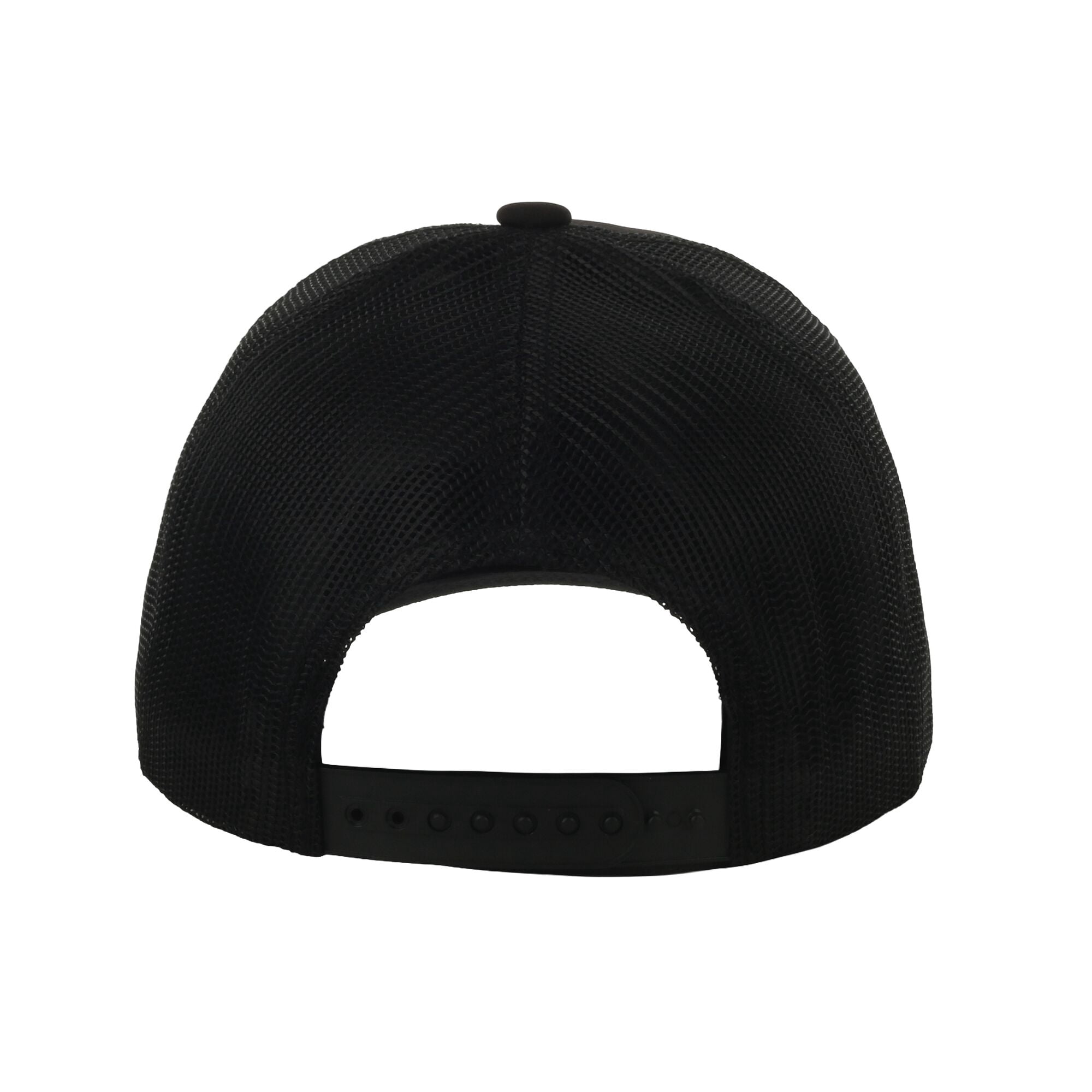 Outdoor Cap Mahi Mahi Patch Trucker Hat – Mid Profile Mesh Back Snapback, One Size, Black