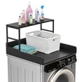 thumbnail image 3 of Koiauber 27.5" Washer Dryer Countertop with Shelf,2-Tier Laundry Countertop with Anti-Slip Strips and Edge Rails,Washer Dryer Topper,Laundry Room Storage Organizer, 3 of 7