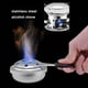 thumbnail image 3 of Quemador de alcohol, Quemador de alcohol para fondue, Quemador de alcohol gelificado, Acero inoxidable, 15,5 x 9,9 x 4,8 cm, 3 of 5