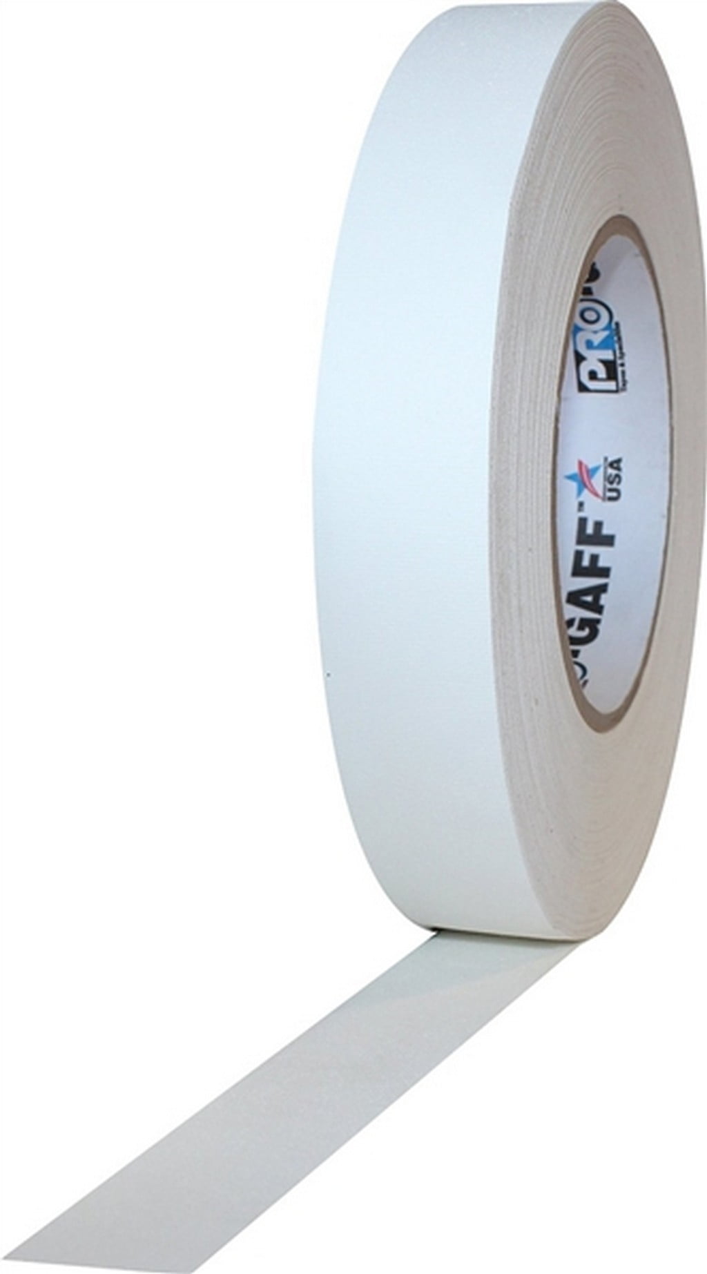 White Main Stage Gaff Tape 2 inch by 30 Yard Roll Easy to Gaffers Tape 