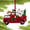 thumbnail image 5 of Vintage Red Truck Snowman Family Of 6 Ornament, 5 of 5