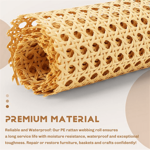 Cane Webbing Rattan Roll, Viennese Wicker, Natural Rattan Wicker