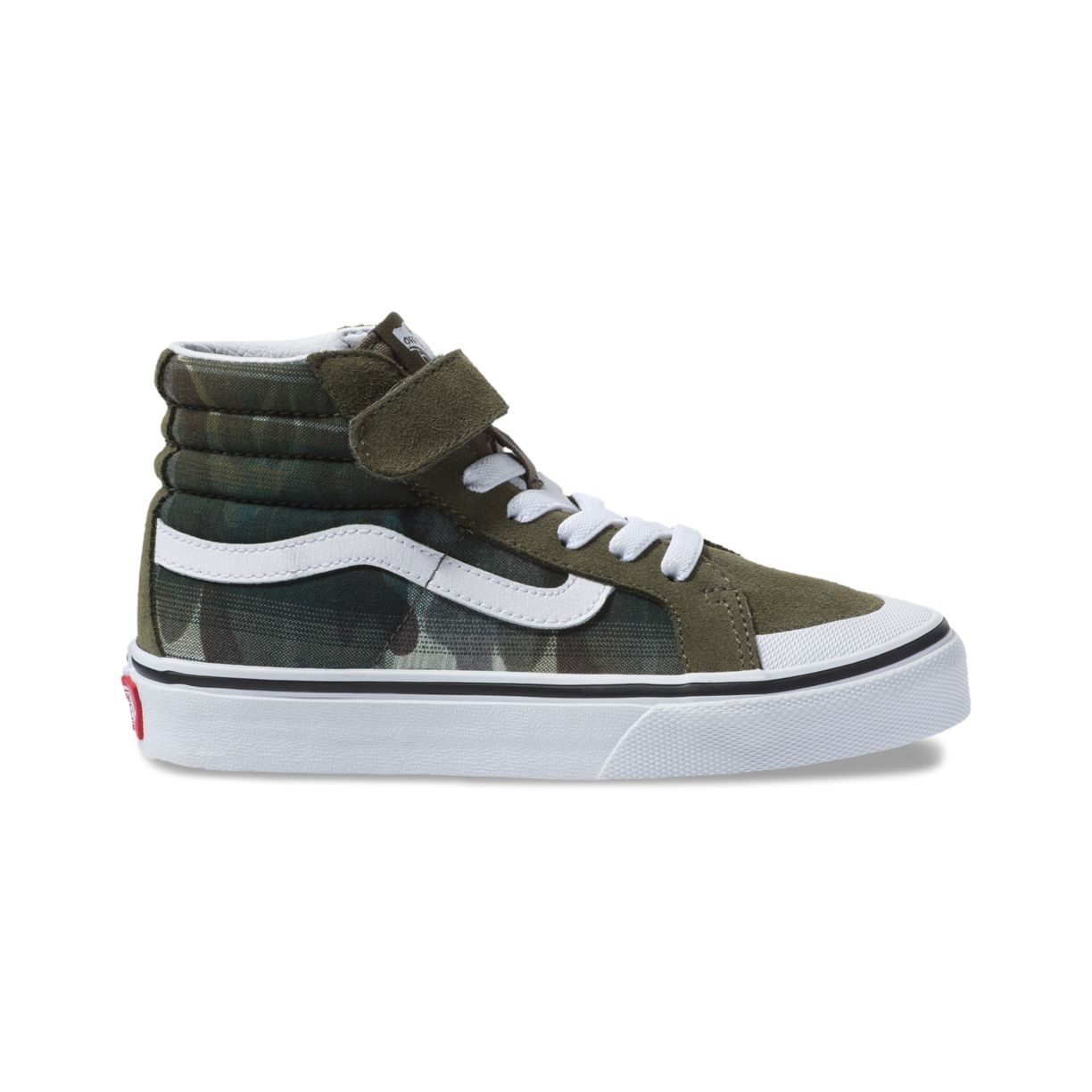 Vans Kids Plaid Camo SK8-Hi Reissue 138 