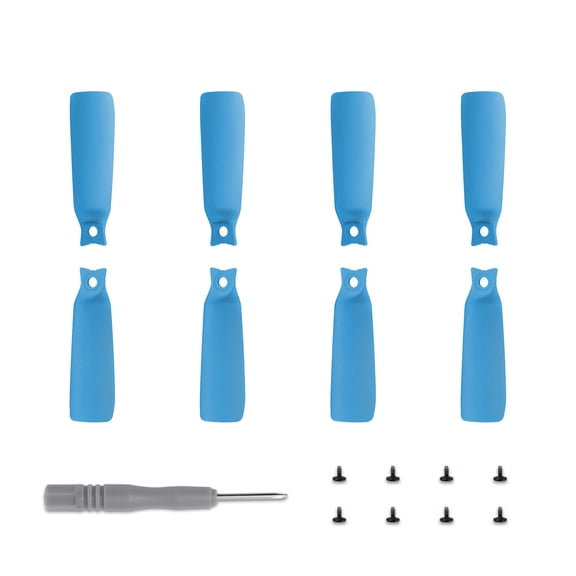 Injueey Las hélices coloridas para FLIP personalizan la cámara aérea, fuertes y duraderas, ligeras y potentes. Accesorios para drones aéreos Azul