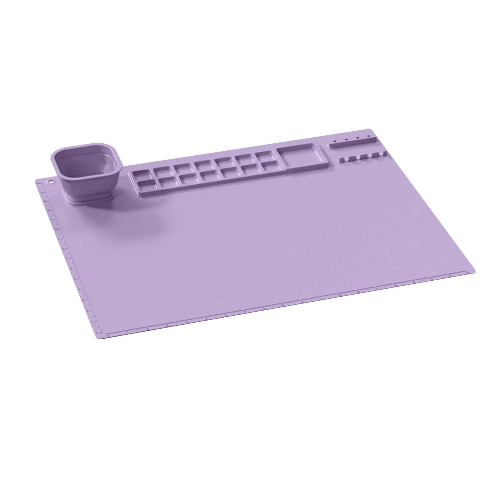 SDJMa Silicone Painting Mat, Silicone Mat for Resin Casting, 21"x16