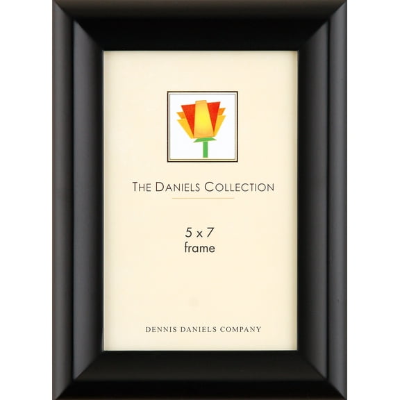 Fine furniture finish black ebony CONTOUR bevel by Dennis Daniels - 5x7