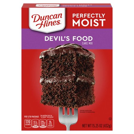 Duncan Hines Perfectly Moist Devil's Food Cake Mix - 15.25 oz Packaging May Vary