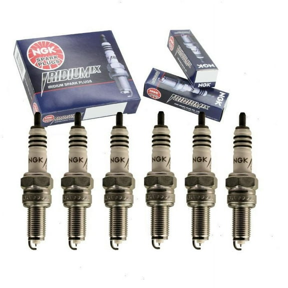 6 pc NGK 95134 Iridium IX Spark Plugs for Ignition Wire Secondary