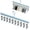 Light Blue, variant on CozeLy Stainless Steel Sock Drying Rack with Clips Multi Clip Clothes Hanger Windproof Hanging Organizer for Socks Underwear Gloves and Small Garments