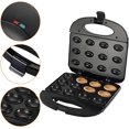 thumbnail image 3 of Walnut Cookie Molds Maker, 12 Holes Non Stick Electric Cookie Walnut Cake Maker, Mini Nut Waffle Bread Machine for Sandwich Iron Cooking Breakfast Pastry Baking Tool, 3 of 5