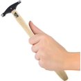 thumbnail image 3 of The Beadsmith Small Embossing Hammer - 9 inches Wooden Handle, 65mm Two-Sided Steel Head with 8 & 10mm Faces - Repousse Tool Used to Add Texture and Dimension to Metalwork, 3 of 7