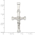 thumbnail image 5 of Auriga Fine Jewelry 925 Sterling Silver Polished Crucifix Cross Pendant for Women (Length - 41.8mm, Width - 20mm), 5 of 6