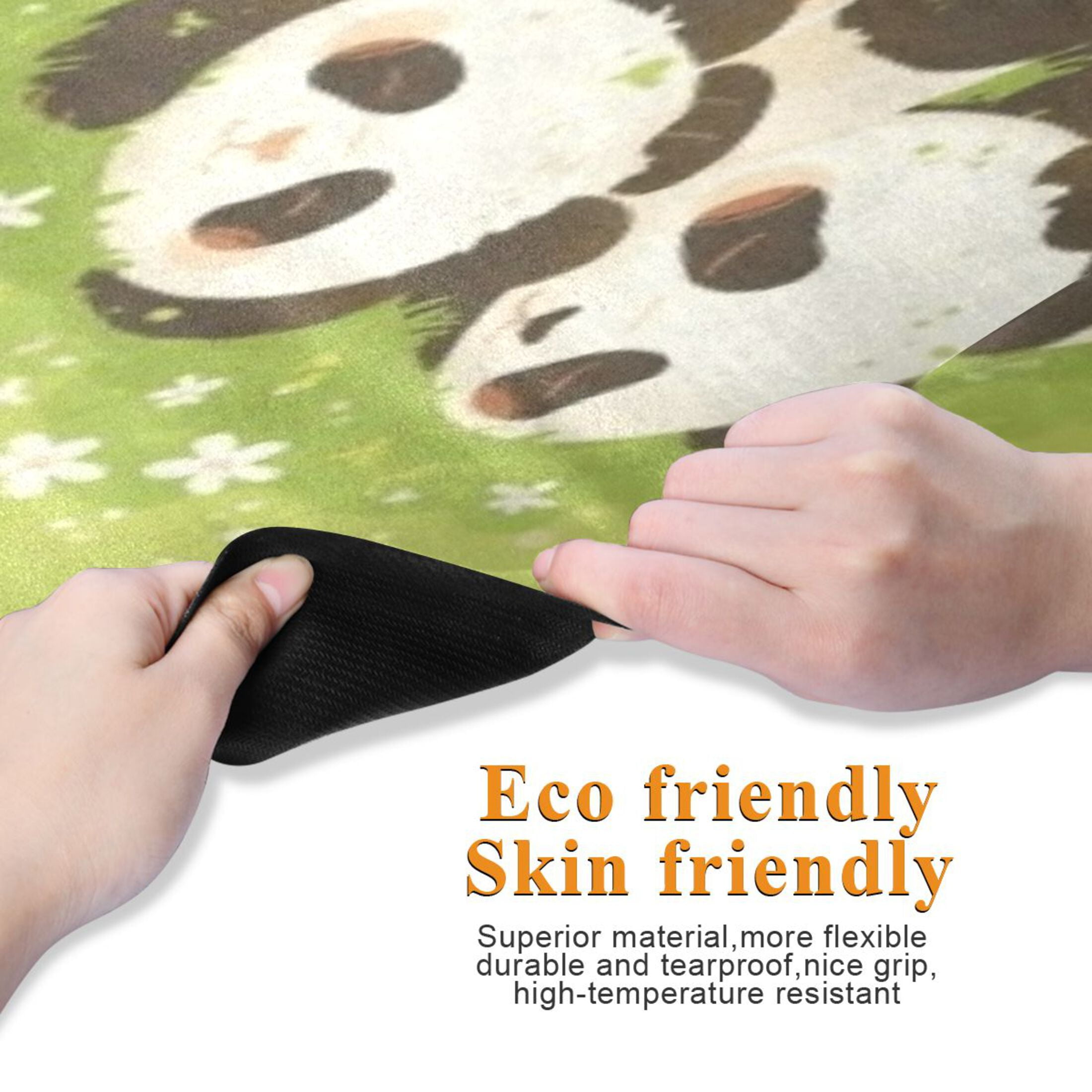 BZSMCE Yoga Mat Women Fitness Mat Panda Stack Pattern