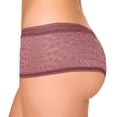 thumbnail image 2 of Pantaleta Ilusion para Dama, con Encaje Animal Print Café Talla CH, 2 of 4