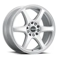 thumbnail image 3 of Raceline 146S-MATRIX 15" Cast Aluminum Wheel, MATRIX SILVER 15X7 4X100/4X114.3 +40mm, 3 of 4