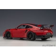 thumbnail image 2 of Autoart 78173 Modèle Réduit Porsche 911 Gt2 Rs Weissach avec Bande de Carbone, Rouge, 2 of 5