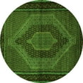 thumbnail image 1 of Ahgly Company Indoor Round Persian Green Traditional Area Rugs, 4' Round, 1 of 1