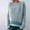 #2-Black, variant on Azrian Womens Plus Size Sweatshirt Winter Saving,Women's Round Neck Color Matching Loose Fashion Pullover Comfortable Sweater on
