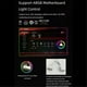 thumbnail image 3 of -2 No Wire Splicing 3-In-1 Case Fan 12V PWM Circular Mirror ARGB 120MM CPU Liquid Cooling Ventilator White-Reverse, 3 of 5