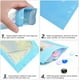 thumbnail image 3 of 100 bolsas azules (2,7 x 3,9 pulgadas) a prueba de olores, bolsas de embalaje holográficas, bolsas transparentes resellables a prueba de olores, bolsas de papel de aluminio para almacenamiento de alim, 3 of 5