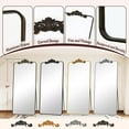 thumbnail image 6 of Antok Vintage 71" x 28" Full-Length Mirror with Carved Metal Frame, Baroque-Style Floor Mirror for Living Room, Bedroom, Entryway or Hallway, Luxury Bronze, 6 of 9