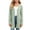Green, variant on Girl's Long Open Front Cardigan Sweater, Ribbed Knit Long Sleeve Duster with Pockets, Lightweight Casual Layering Top for Fall