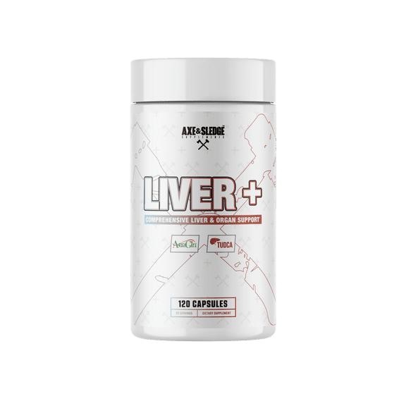Axe & Sledge Liver Supplement | TUDCA, NAC, Milk Thistle, Picrorhiza Kurroa Root | 1,000mg NAC, 250mg TUDCA | Promotes Liver Health, Detox, and Function | 30 Servings