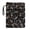 Halloween Skeletons Pumpkin Lanterns, variant on Polyester Fabric Zipper Bag for Reader Gift Bag for Journal Lightweight, White Multicolor Camellias Pouch