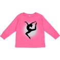 thumbnail image 3 of Inktastic Ballet Dancer Silhouette Ballerina Girls Long Sleeve Toddler T-Shirt, 3 of 5