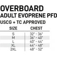 thumbnail image 6 of Body Glove Men's and Women's Overboard Evoprene Adult PFD Life Jacket and Vest, Sizes M-2XL, 6 of 11