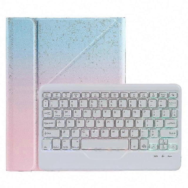 B011s Clavier Bluetooth Rétroéclairé avec Support Triangulaire et Emplacement pour Stylo compatible Pro 11 2021/2020/2018 & Air 4 10.9 Haute Qualité Cadeau