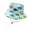 Mint Green, variant on Baby Sun Hat Outdoor Upf 50+ Classic Hats with Wide Brim Cute Print Soft Cap for Boys & Girls Fashion Headwear Sky Blue One Size