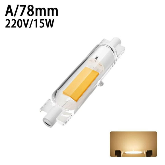 R7S LED Bulb 78mm 118mm Glass Lamp Dimmable Replace Halogen Tube-15W/30W 2023 AU D9H3