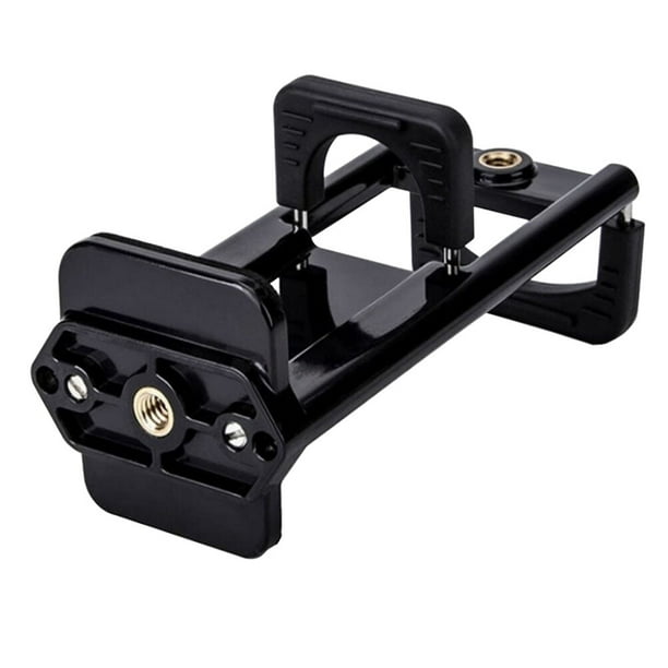 Palo selfie para cámara, trípode universal, plataforma para cámara, soporte para tableta y teléfono (negro)