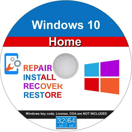Windows 10 Home 32/64 Bit Install, Repair, Recover & Restore (Best Email Program For Windows 10)