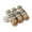 Brown 1, variant on Zeiwohndc 4PCS Dog Snow Boot Plush Lining Enhancing Grip Quick Fastener Paw Protectors