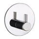 thumbnail image 1 of Gancho para baño, armario, acero inoxidable 304, impermeable, sin perforaciones, adhesivo. 1 Uds redondo, 1 of 9