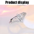 thumbnail image 4 of CHOK Jewelry Ring Copper Color Separation Inlaid Zircon Ring Fashion Trend Ring Jewelry, 4 of 4
