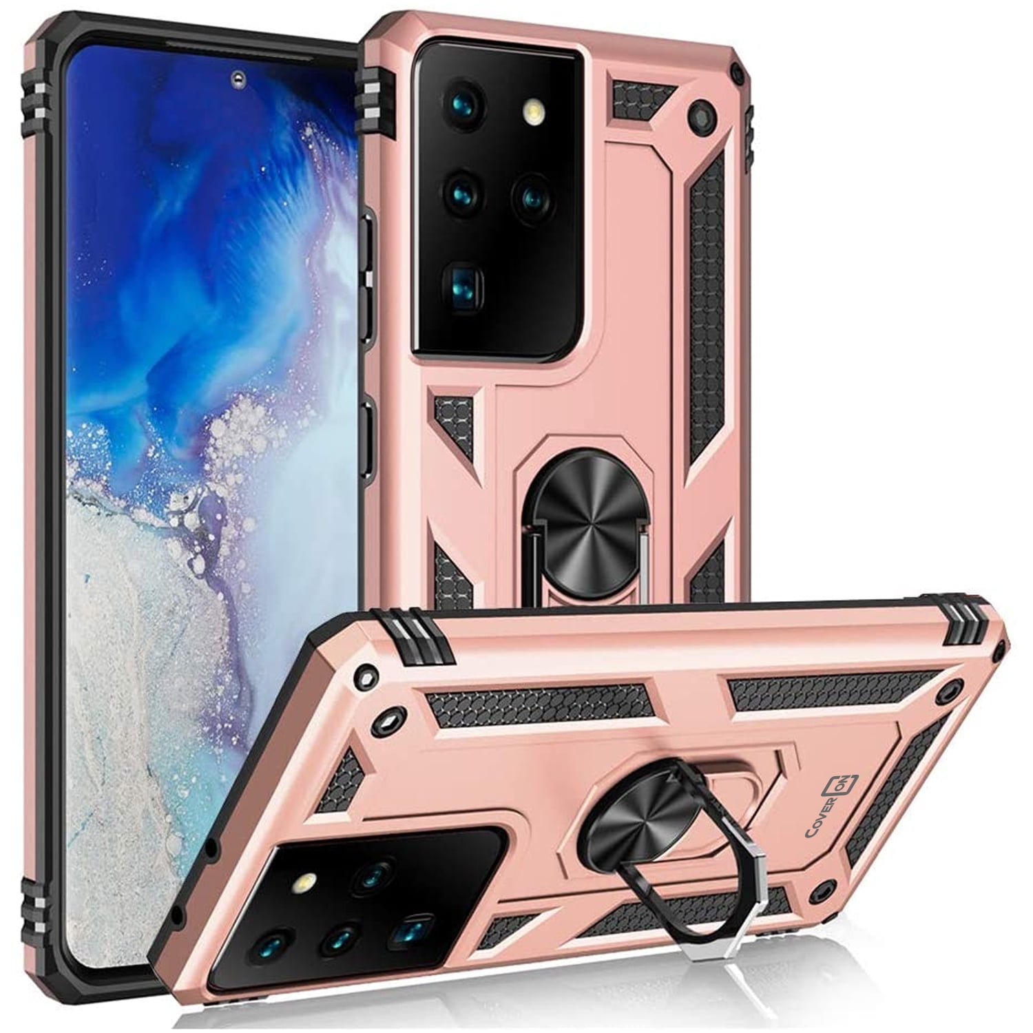 Coveron For Samsung Galaxy S21 Ultra 5g Ring Case And Screen Protector Tempered Glass Kickstand Rugged Phone Cover Magnetic Car Mount Rose Gold Pink Walmart Com Walmart Com Coveron For Samsung Galaxy S21 Ultra 5g Ring Case And Screen Protector Tempered Glass Kickstand Rugged Phone Cover Magnetic Car Mount Rose Gold Pink Walmart Com Walmart Com