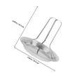 thumbnail image 2 of HAMPPLIES 2PCS Chicken Fryer Stand Stainless Steel Even Cooking Turkey Rack for Outdoor BBQ, 2 of 8