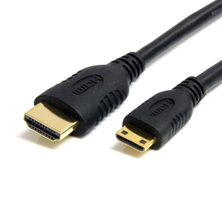 UPC: 0065030844307 | StarTech.com 1 ft High Speed HDMI Cable with Ethernet – HDMI to HDMI Mini- M/M