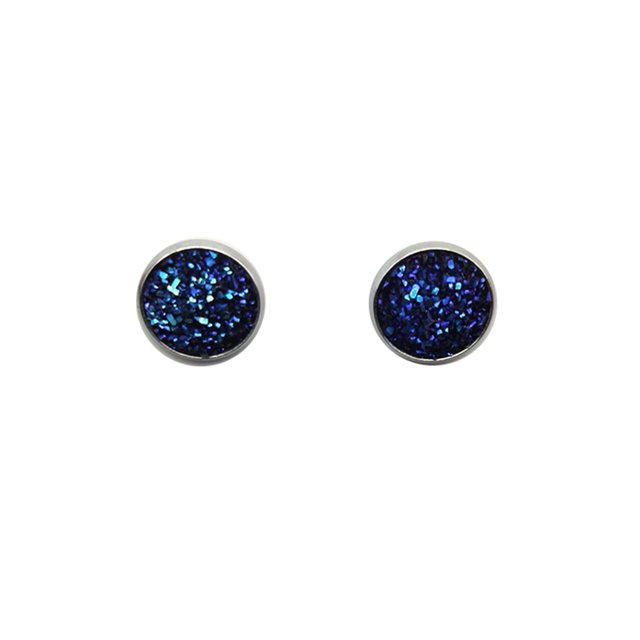 Pendientes de tuerca de 10 mm Pendientes de forma redonda Pendientes de gota de acero inoxidable resistentes Joyas de moda perforadas Tipo de Ropa, zapatos y accesorios Miscelánea tipo 19 19 Sonducket AP010471-19