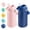 Blue+Pink, variant on Daluvenix Kids Water Bottle with Straw Lid 12oz,Leakproof toddler Water Bottle for School, Insulated Stainless Steel Water Bottles for Kids BPA Free, Pink