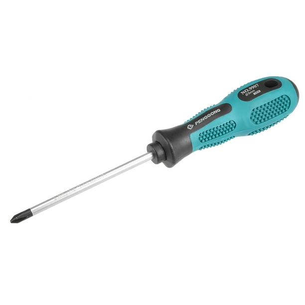 1 Phillips Screwdriver 4 Inch Round Shaft Non Slip Comfortable